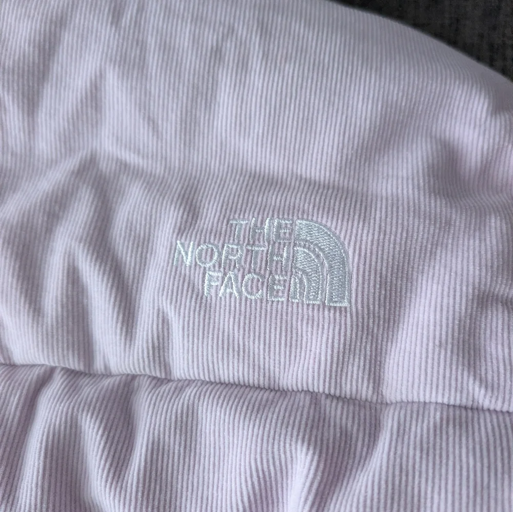 The North Face Light Purple Jacket with Faux Fur Trim